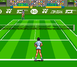 Date Kimiko no Virtual Tennis (Japan) In game screenshot